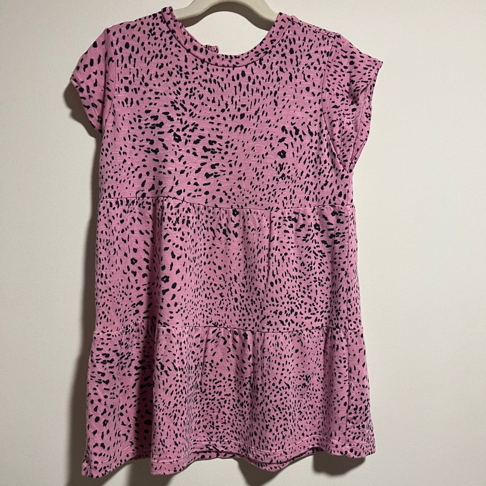 Girls’ Mini Cheetah Ruffle Dress
